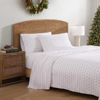 Thumbnail 1: Tommy Bahama Tommy Bahama Pineapple Pinstripe Cotton Percale Sheet Set 