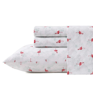 Thumbnail 23: Tommy Bahama Tommy Bahama Flamingo Santa Cotton Percale Sheet Set 