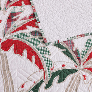 Thumbnail 11: Tommy Bahama Tommy Bahama Palm Tree Patchwork Quilt Set 