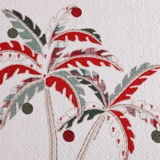 Thumbnail 15: Tommy Bahama Tommy Bahama Palm Tree Patchwork Quilt Set 