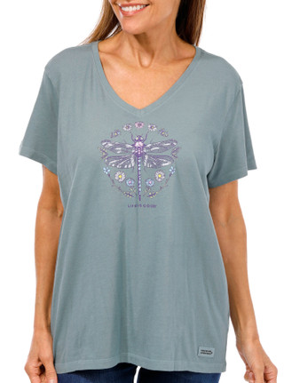 Thumbnail 1: Life is Good Life Is Good Womens Dragonfly Tee 
