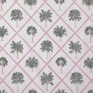 Thumbnail 10: Tommy Bahama Tommy Bahama Palm Tree Trellis Cotton Percale Sheet Set 