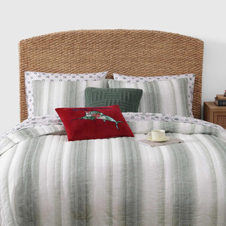 Thumbnail 17: Tommy Bahama Tommy Bahama Palm Tree Trellis Cotton Percale Sheet Set 