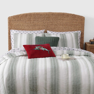 Thumbnail 18: Tommy Bahama Tommy Bahama Palm Tree Trellis Cotton Percale Sheet Set 