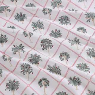 Thumbnail 28: Tommy Bahama Tommy Bahama Palm Tree Trellis Cotton Percale Sheet Set 