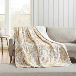 Thumbnail 9: Laura Ashley Laura Ashley Bedford Plush Heated Blanket 