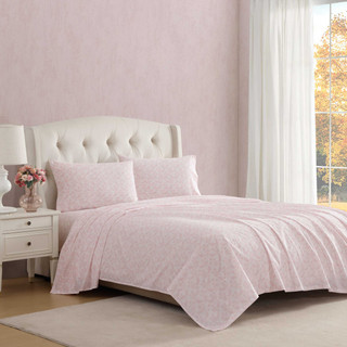 Thumbnail 2: Laura Ashley Laura Ashley Antoinette Cotton Flannel Sheet Set 