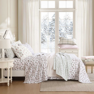 Thumbnail 33: Laura Ashley Laura Ashley Antoinette Cotton Flannel Sheet Set 