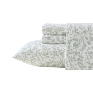 Thumbnail 24: Laura Ashley Laura Ashley Brinna Cotton Flannel Sheet Set 