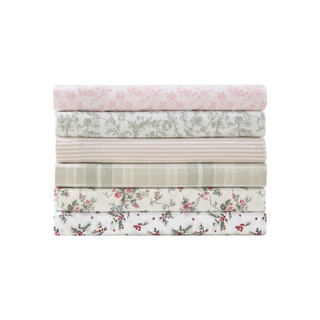 Thumbnail 37: Laura Ashley Laura Ashley Le Fleur Cotton Flannel Sheet Set 