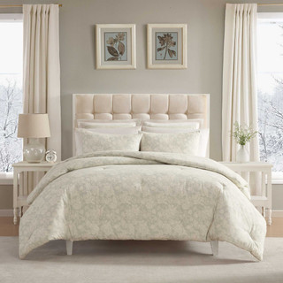 Thumbnail 3: Laura Ashley Laura Ashley Meredith Cotton Flannel Comforter Set 