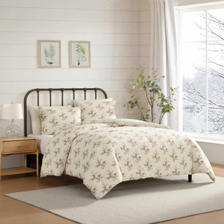 Thumbnail 18: Laura Ashley Laura Ashley Jessika Cotton Flannel Comforter Set 