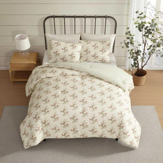 Thumbnail 24: Laura Ashley Laura Ashley Jessika Cotton Flannel Comforter Set 