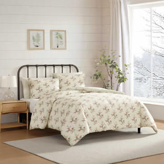 Thumbnail 21: Laura Ashley Laura Ashley Jessika Cotton Flannel Comforter Set 