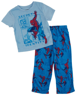 Thumbnail 1: Marvel Marvel Little Boys 2 Pc Spider-Man Pajama Pants Set 