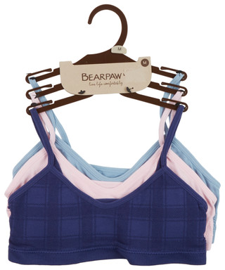 Thumbnail 1: BEARPAW Bearpaw Big Girls 3 Pk Seamless Bralettes 