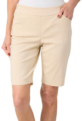 Thumbnail 1: Coral Bay Coral Bay Petite Solid Pull-On Shorts 