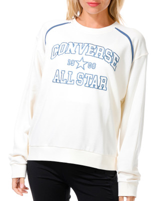 Thumbnail 1: Converse Converse Juniors Retro Chuck Crew Long Sleeve Sweatshirt 