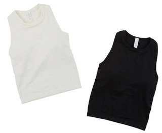 Thumbnail 1: Yogalicious Yogalicious Womens Active 2 Pk Seamless High Neck Tank Tops 