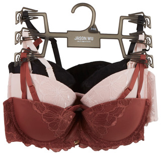 Thumbnail 1: JASON WU Jason Wu Womens 3 Pk Lace Bras 