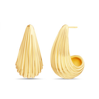 Thumbnail 1: AQUAMIR Aquamir Waterproof Rib Dome Stud Earrings 