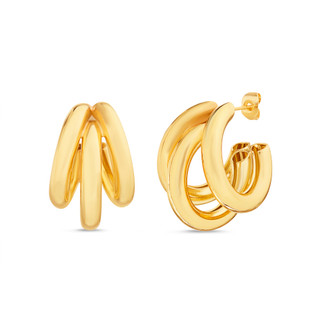 Thumbnail 1: AQUAMIR Aquamir Waterproof Half Hoop Stud Earrings 