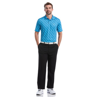 Thumbnail 5: Callaway Callaway Mens Short Sleeve Palm Print Polo Shirt 