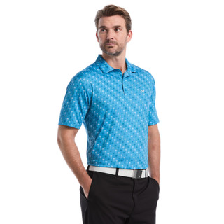 Thumbnail 1: Callaway Callaway Mens Short Sleeve Palm Print Polo Shirt 