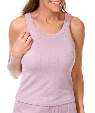 Thumbnail 2: JACLYN Jaclyn Womens 2 Pc Sleeveless Pajama Pants Set 