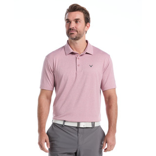 Thumbnail 1: Callaway Callaway Mens Short Sleeve Pro Spin Jacquard Polo Shirt 