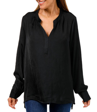 Thumbnail 1: NYDJ NYDJ Womens Long Sleeve Melody Blouse 