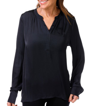 Thumbnail 2: NYDJ NYDJ Womens Long Sleeve Melody Blouse 