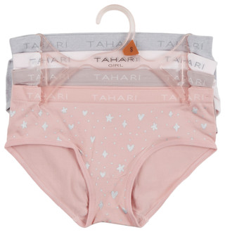 Thumbnail 1: TAHARI GIRLS Tahari Big Girls 4 Pk Seamless Hipster Panties 