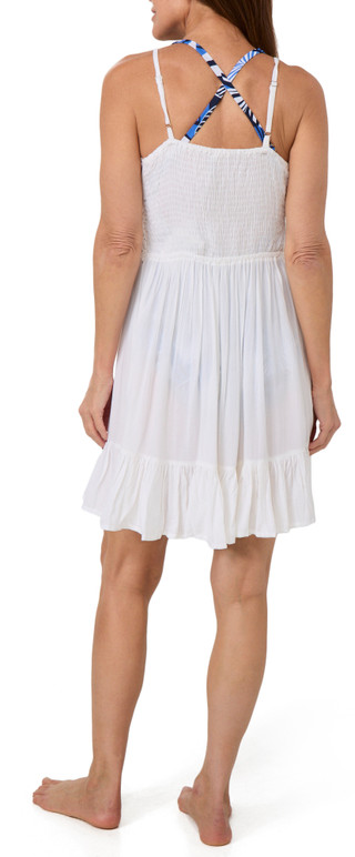 Thumbnail 2: Raviya Raviya Womens Sleeveless Crochet Waist Coverup 