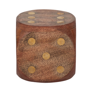 Thumbnail 1: Sagebrook Home Sagebrook Home 4 x 4 Inch Wood Dice Decor 