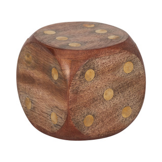 Thumbnail 3: Sagebrook Home Sagebrook Home 4 x 4 Inch Wood Dice Decor 