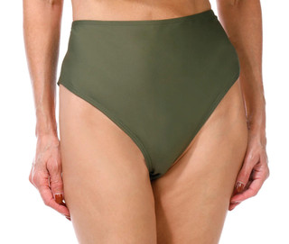 Thumbnail 1: DKNY DKNY Womens Solid Mid Rise Swim Bottom 