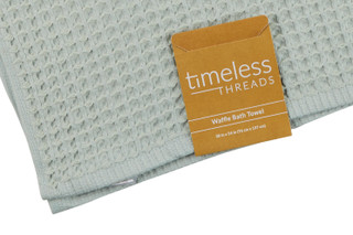 Thumbnail 2: TIMELESS THREADS Timeless Threads Waffle Bath Towel 