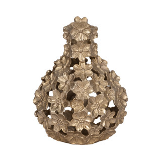 Thumbnail 1: Sagebrook Home Sagebrook Home 12 in Metal Floral Cut-Out Vase 