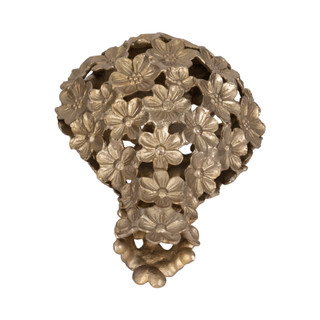 Thumbnail 5: Sagebrook Home Sagebrook Home 12 in Metal Floral Cut-Out Vase 