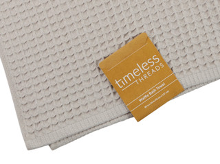 Thumbnail 2: TIMELESS THREADS Timeless Threads Waffle Bath Towel 