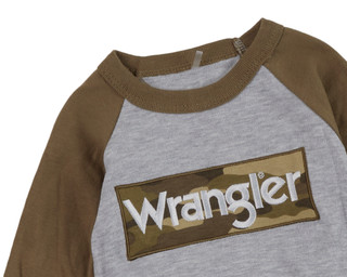 Thumbnail 3: Wrangler Wrangler Baby Boys 3 Pc Camo Pajama Pants Set 