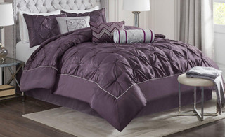 Thumbnail 1: Madison Park Madison Park Laurel Plum 7-pc. Comforter Set 
