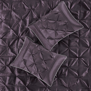 Thumbnail 11: Madison Park Madison Park Laurel Plum 7-pc. Comforter Set 