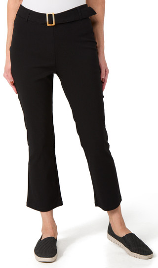 Thumbnail 1: NYC Alliance NYC Alliance Petite Tortoise Buckle Ankle Pants 