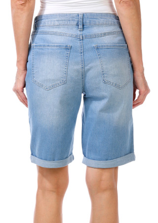Thumbnail 3: D. Jeans D. Jeans Womens High Waist Roll Cuff Denim Shorts 