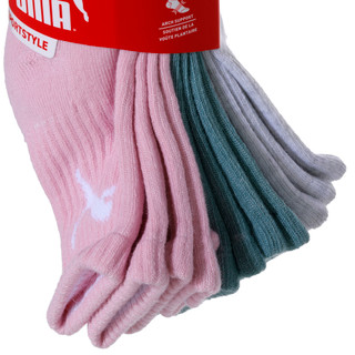 Thumbnail 2: Puma Puma Girls 6-Pack 1/2 Terry Low Crew Sportstyle Socks 