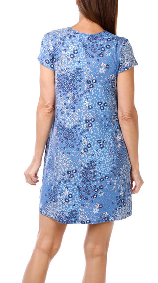 Thumbnail 4: Ellen Tracy Ellen Tracy Womens Short Sleeve Floral Nightgown 