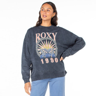 Thumbnail 1: ROXY Roxy Juniors Lineup Oversized Crewneck Sweatshirt 