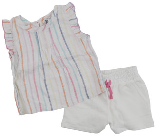 Thumbnail 1: Splendid Splendid Baby Boys 2 Pc Venice Short Sleeve Tee Shorts Set 